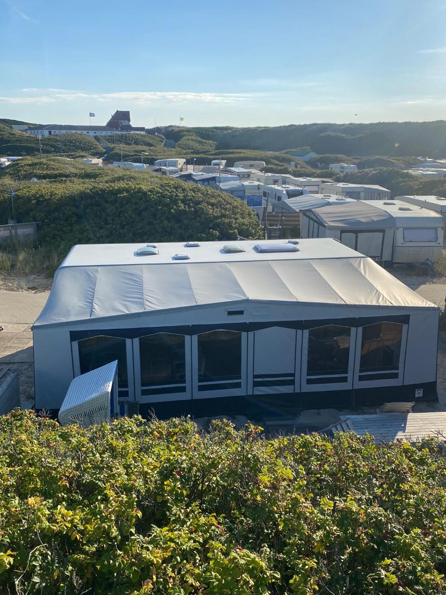 Wohnwagenvermietung Hoernum / Sylt Esterno foto