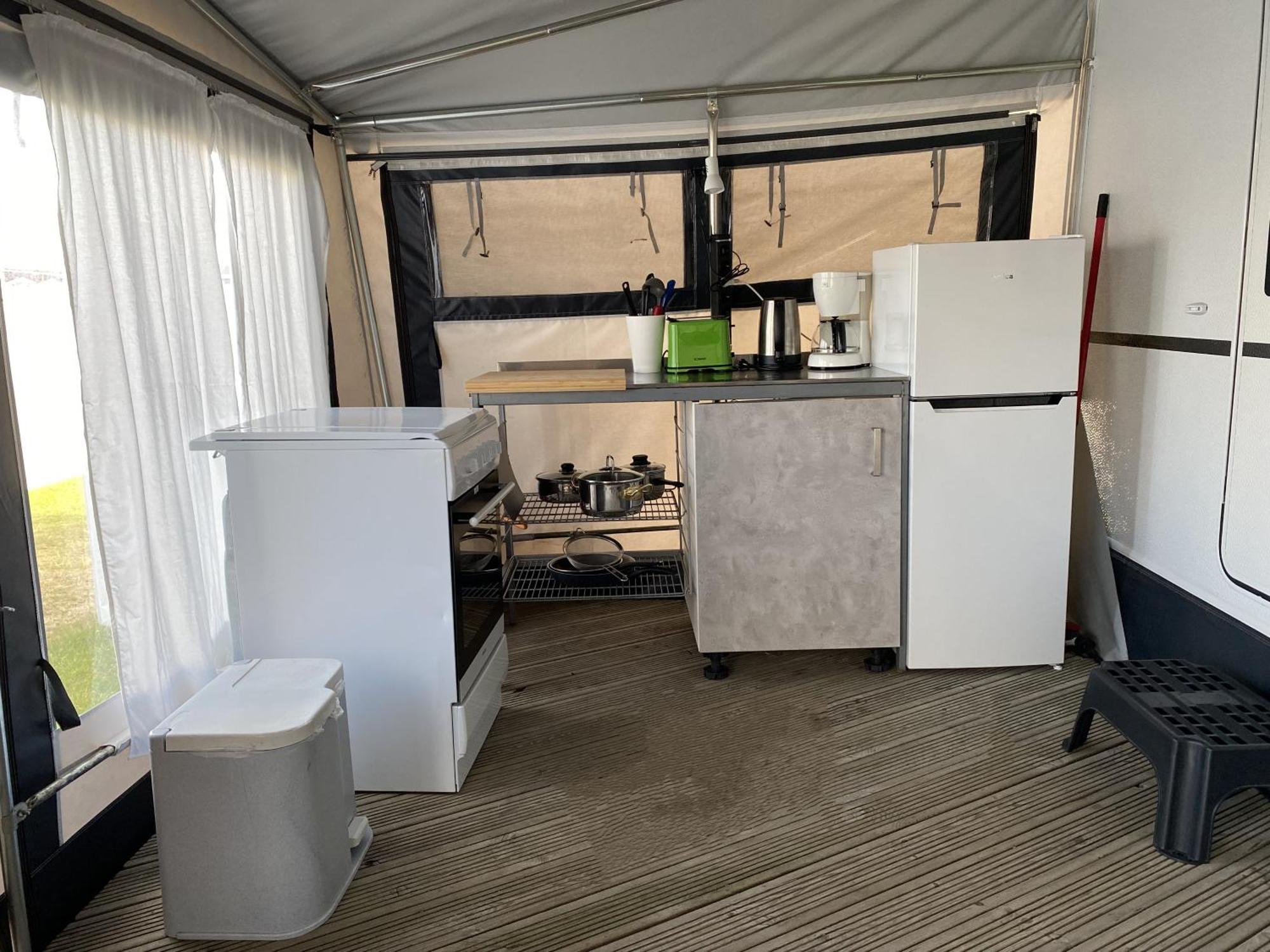 Wohnwagenvermietung Hoernum / Sylt Esterno foto