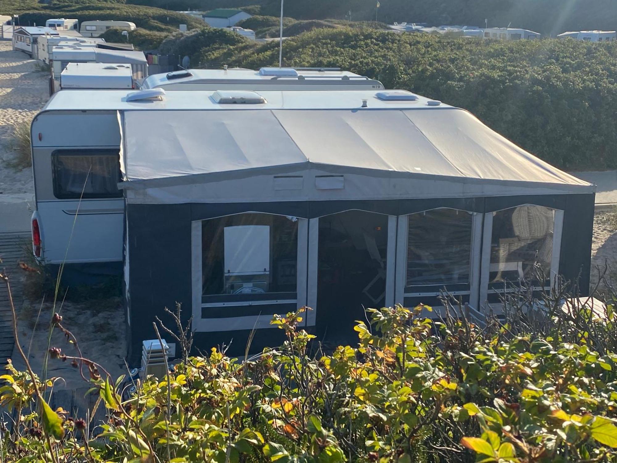 Wohnwagenvermietung Hoernum / Sylt Esterno foto
