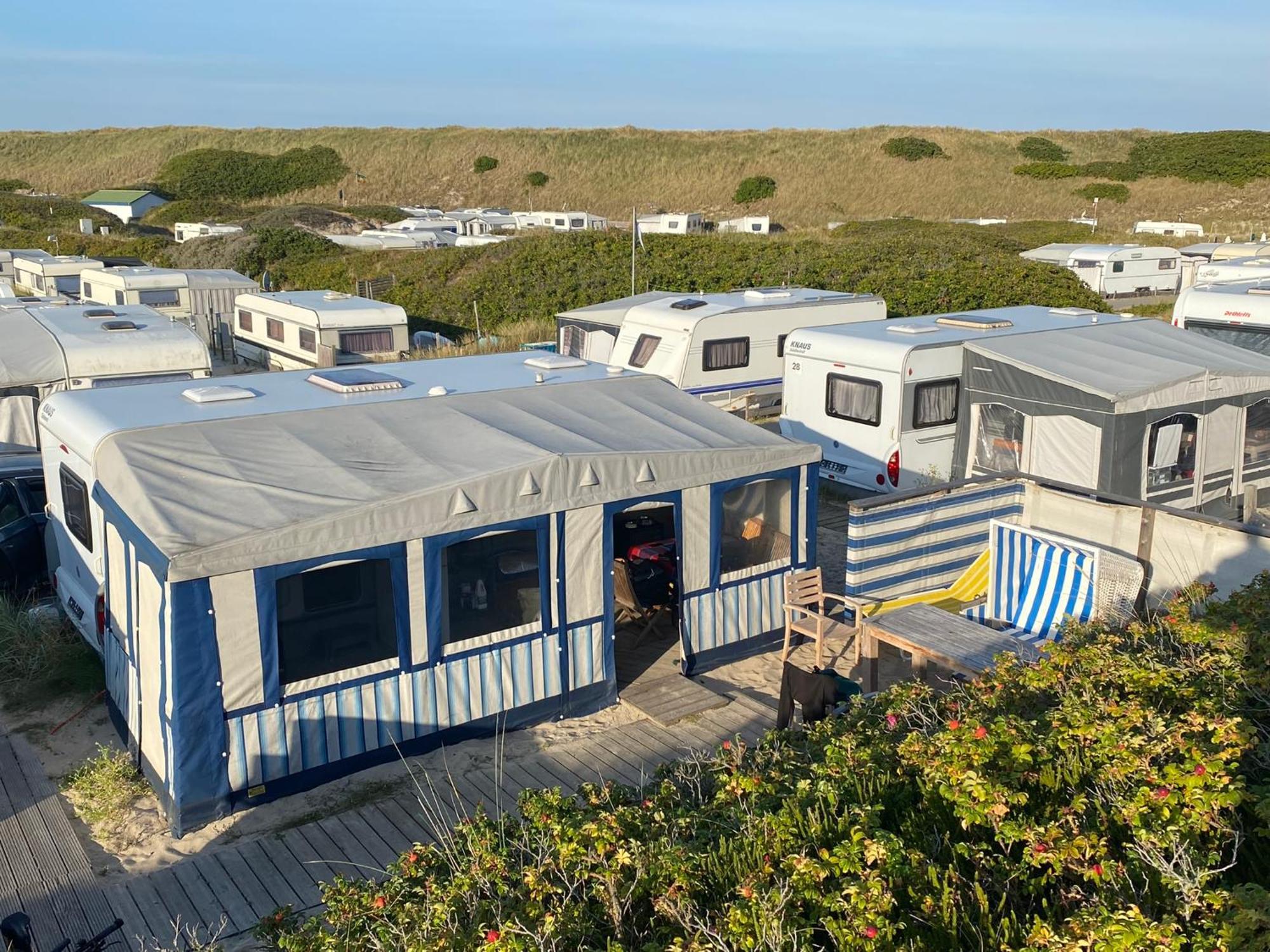 Wohnwagenvermietung Hoernum / Sylt Esterno foto